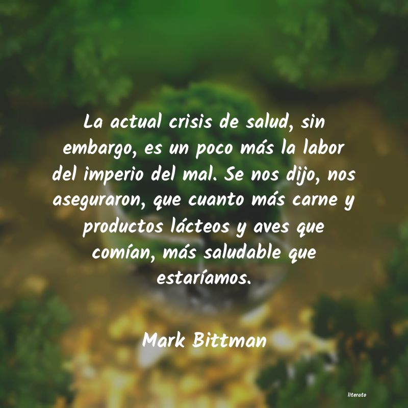 Frases de Mark Bittman