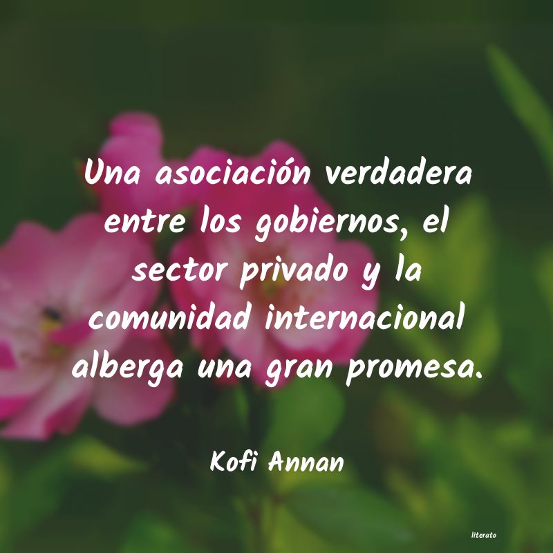 desarrollo humano kofi annan