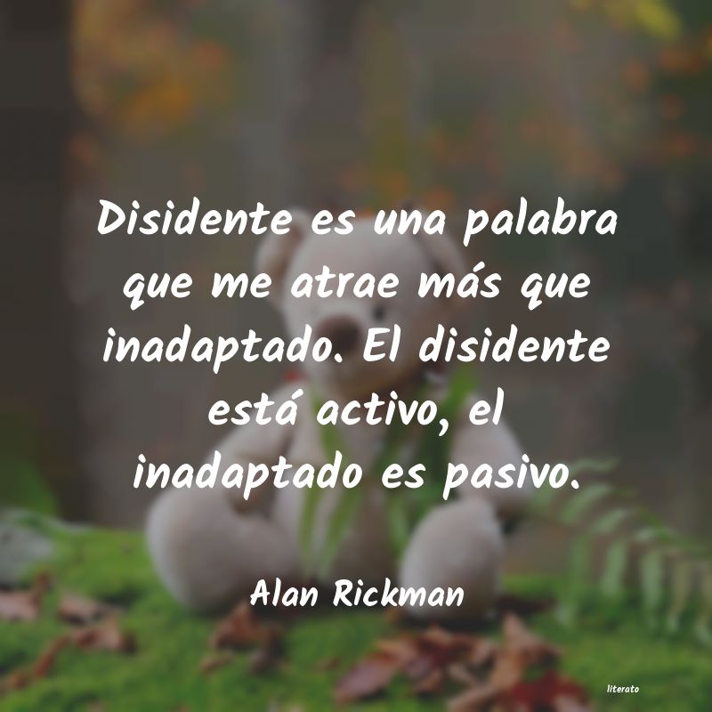 frases de Alan Rickman