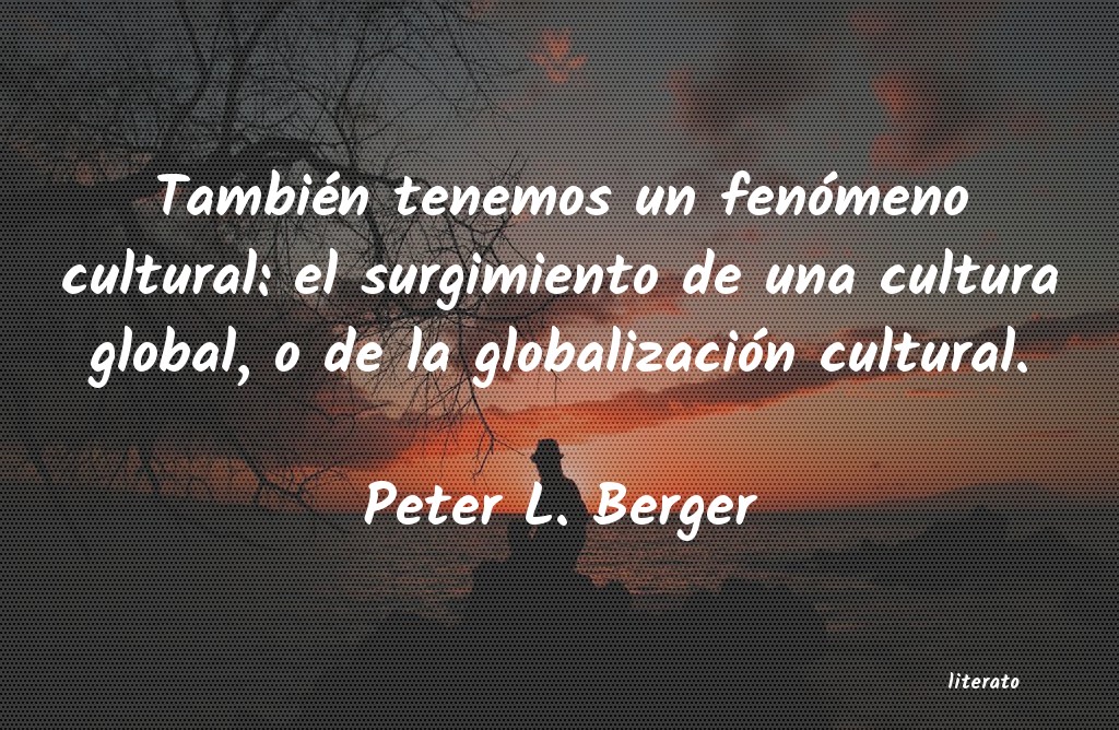frases de Peter L. Berger