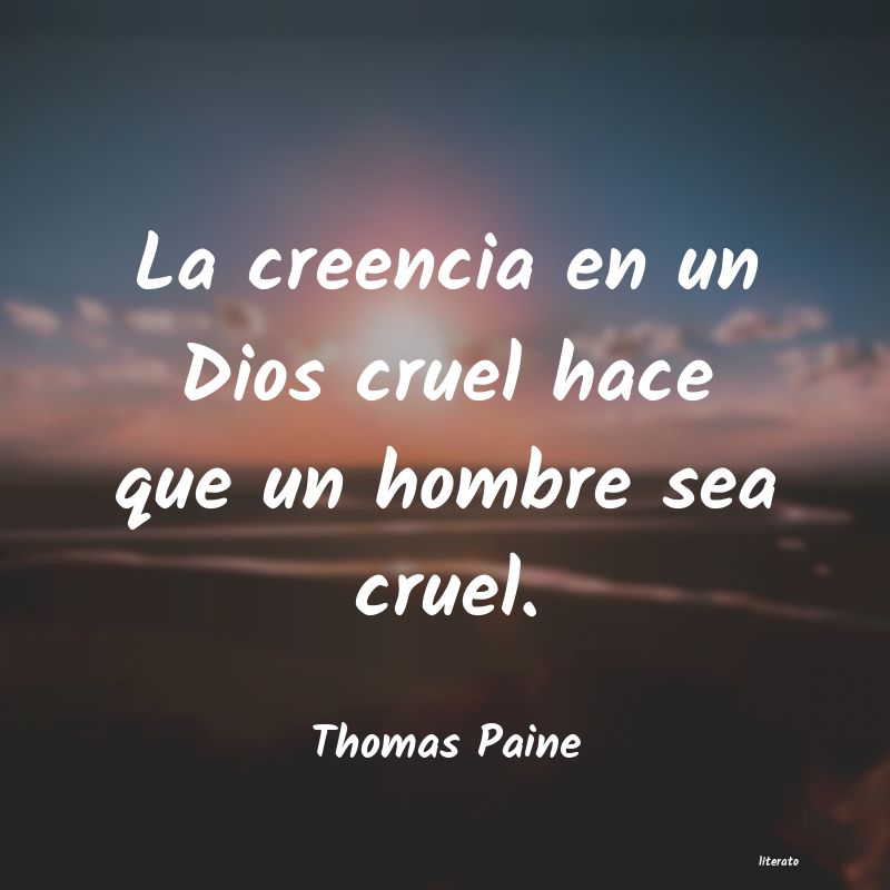 Frases de Thomas Paine