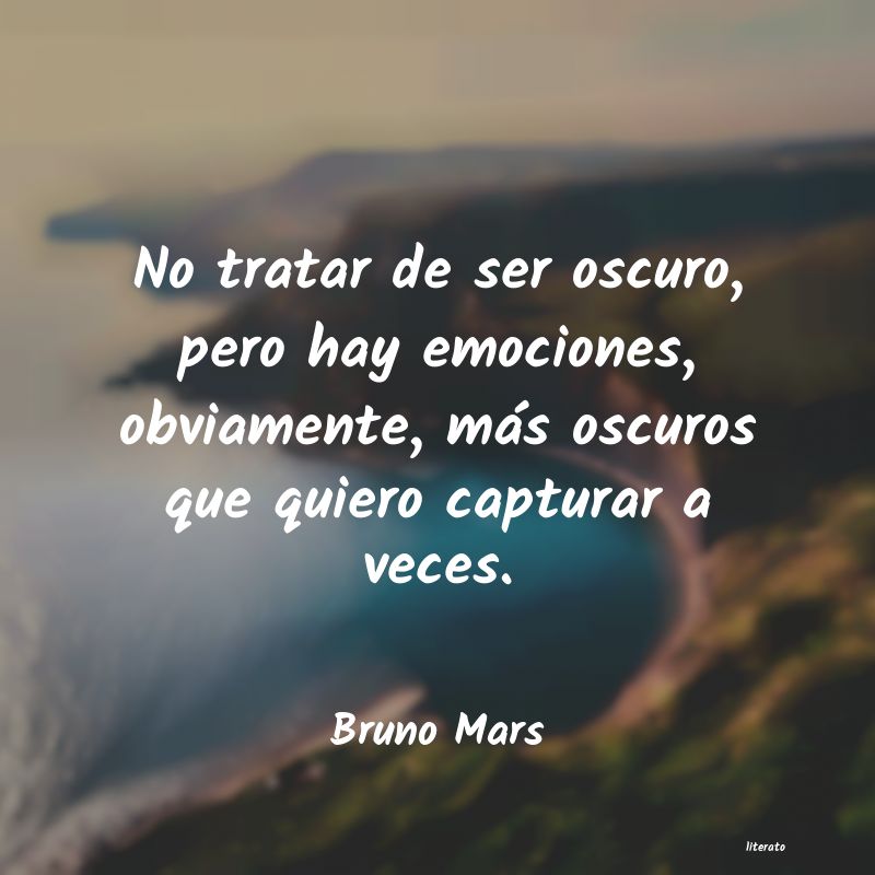 frases de Bruno Mars