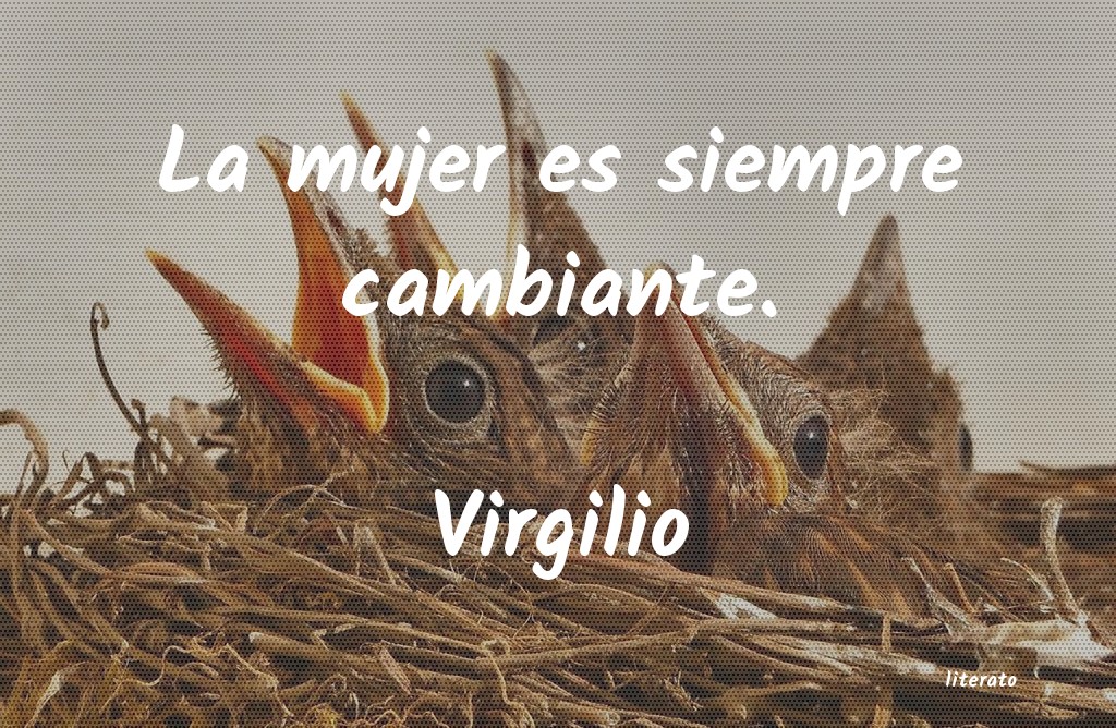 frases de Virgilio