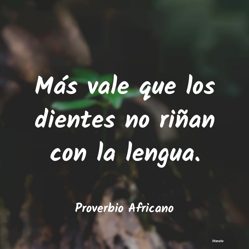 frases de Proverbio Africano