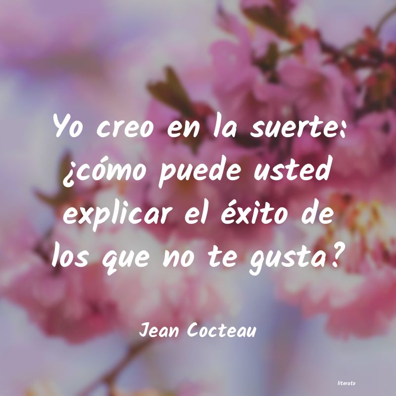 frases de Jean Cocteau