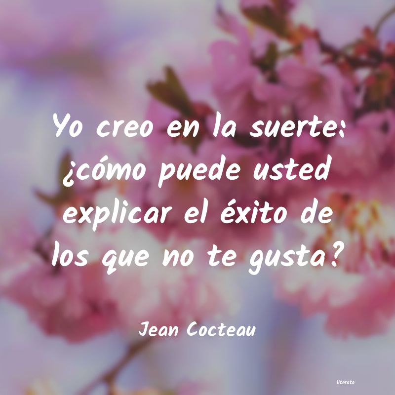 Frases de Jean Cocteau