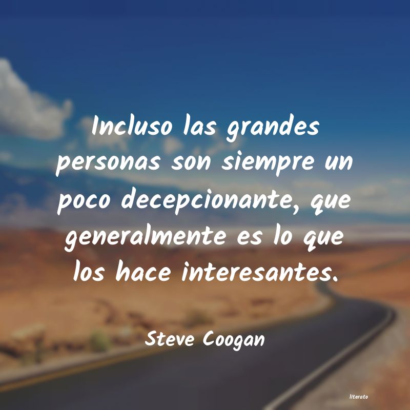 Frases de Steve Coogan