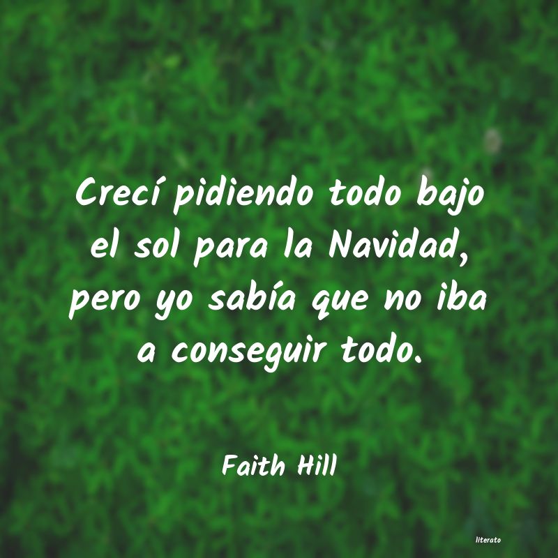 Frases de Faith Hill