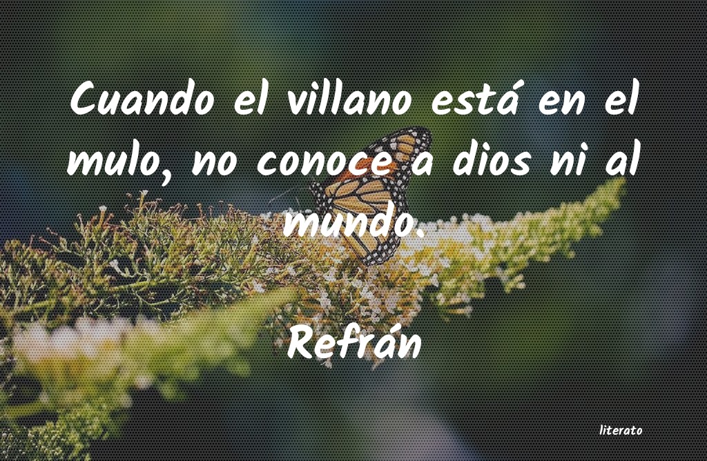 Frases de Refrán