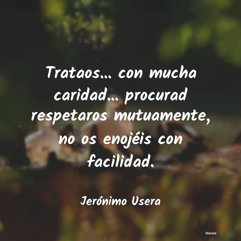 Frases de Jerónimo Usera