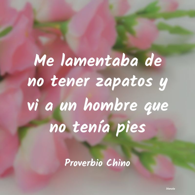 frases de Proverbio Chino