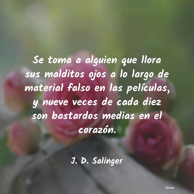 frases de J. D. Salinger