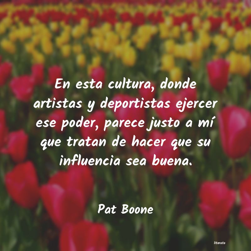 frases de Pat Boone