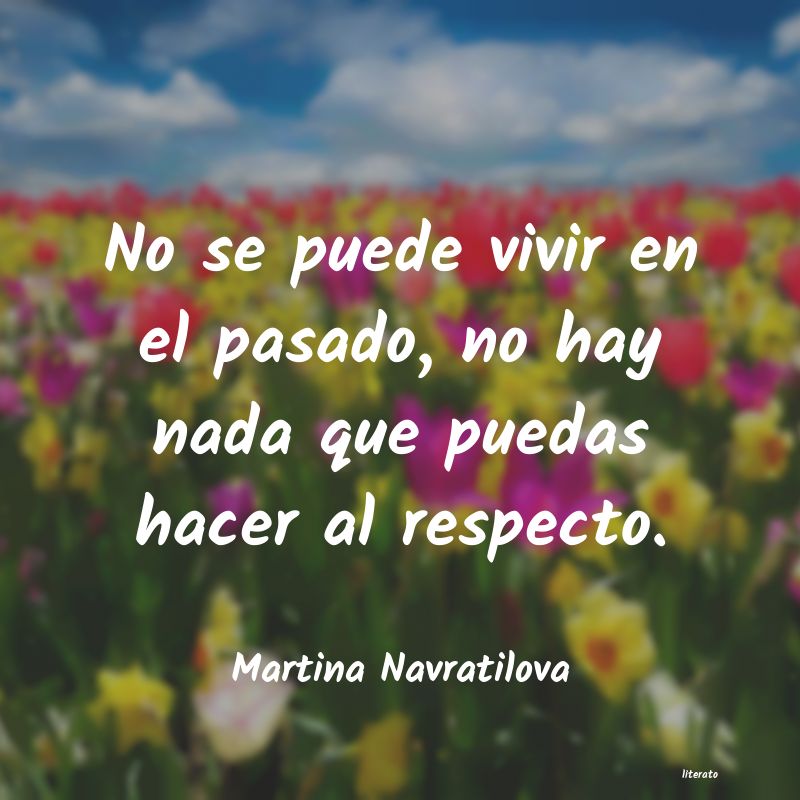 Frases de Martina Navratilova