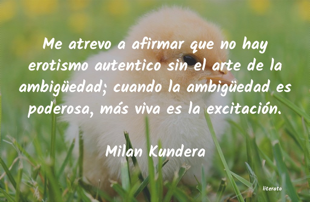 frases de Milan Kundera
