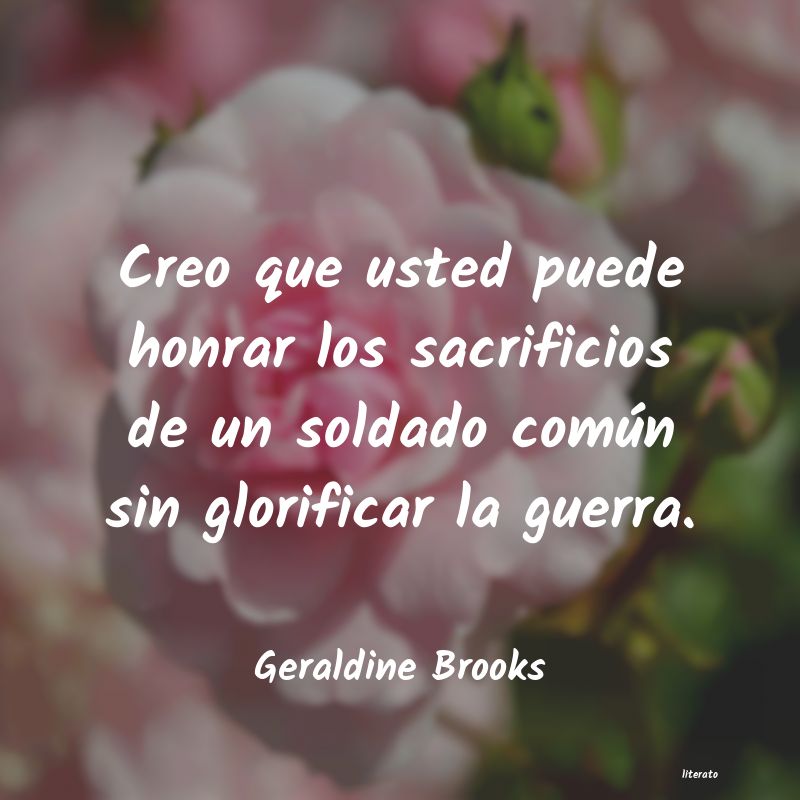 Frases de Geraldine Brooks