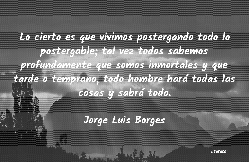 frases de Jorge Luis Borges