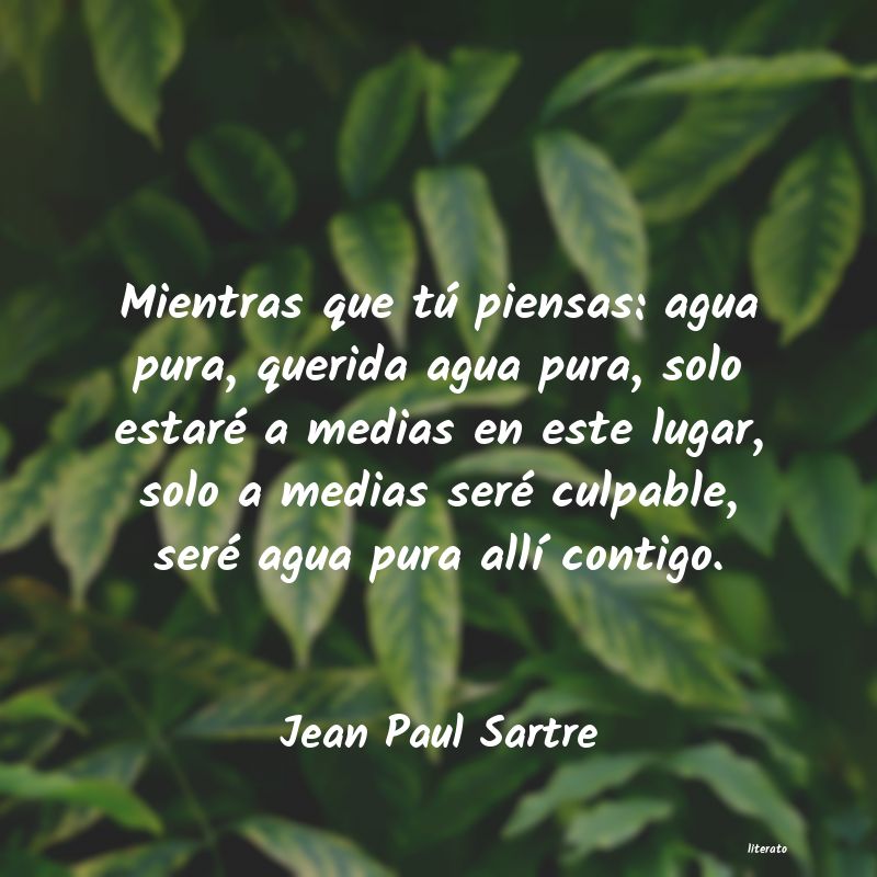 Frases de Jean Paul Sartre