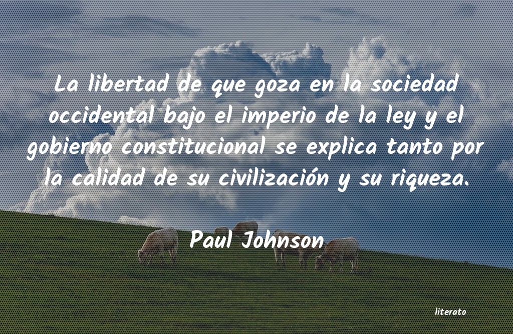 Frases de Paul Johnson