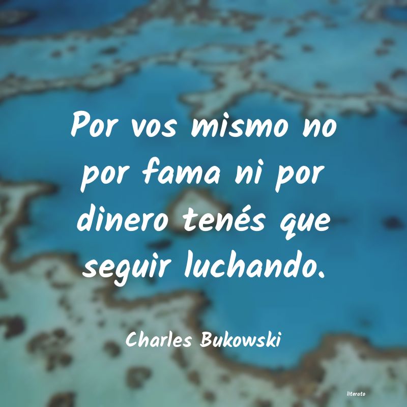 frases de Charles Bukowski