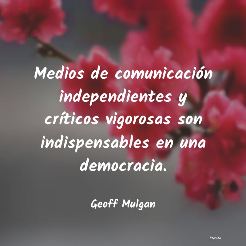 Frases de Geoff Mulgan