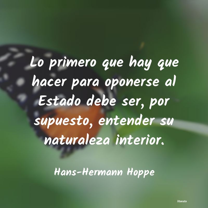 frases de Hans-Hermann Hoppe