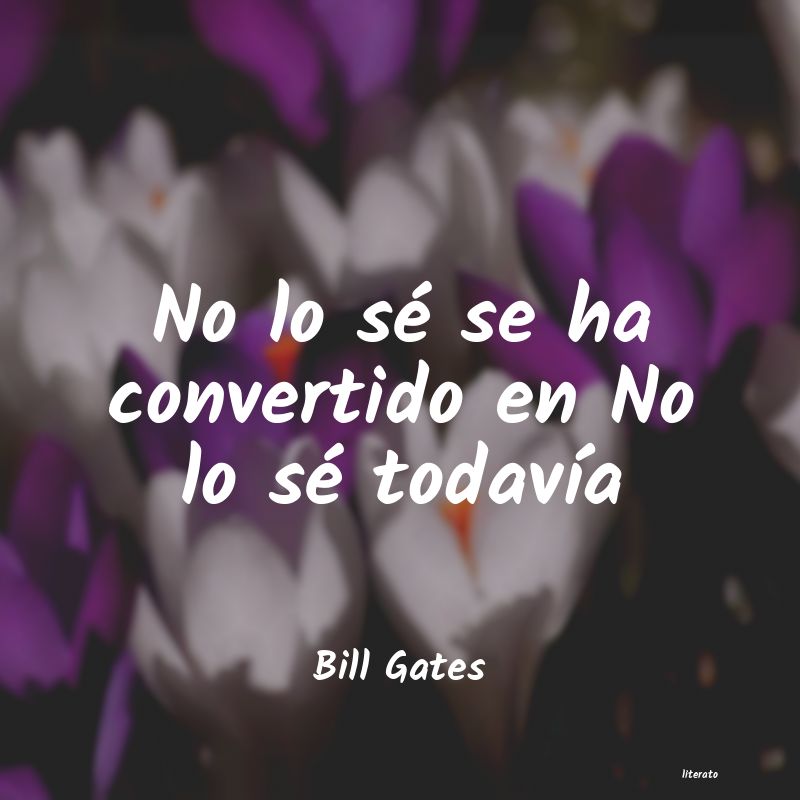 frases de Bill Gates