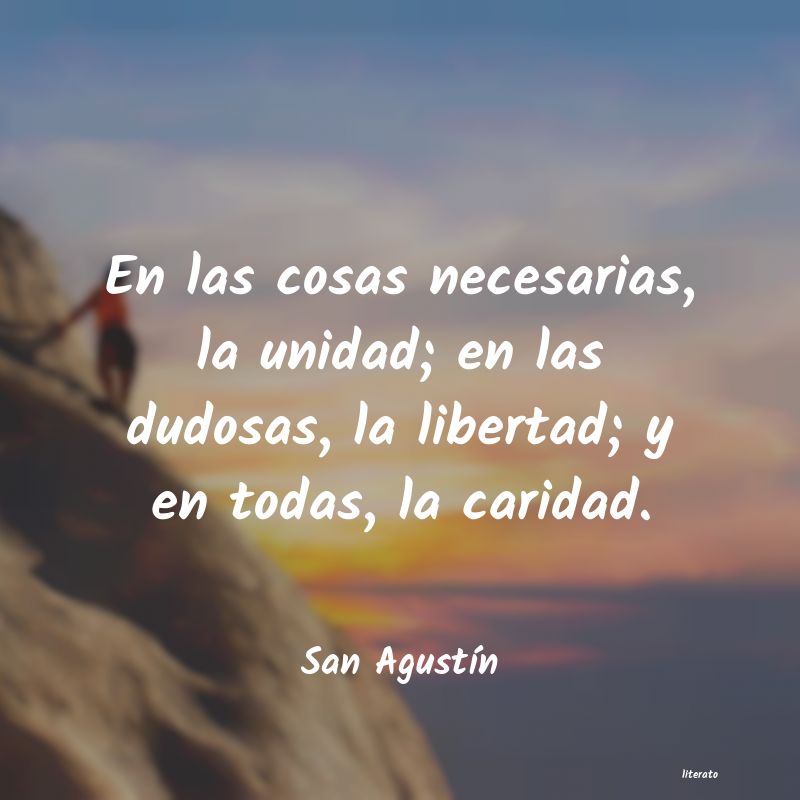 Frases de San Agustín