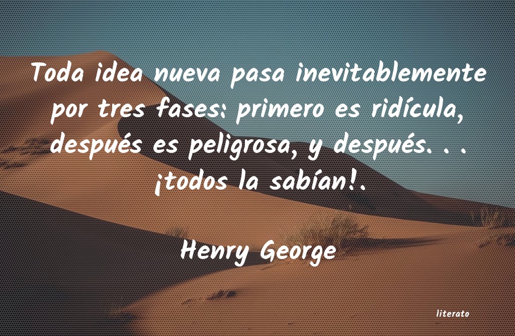 frases de Henry George