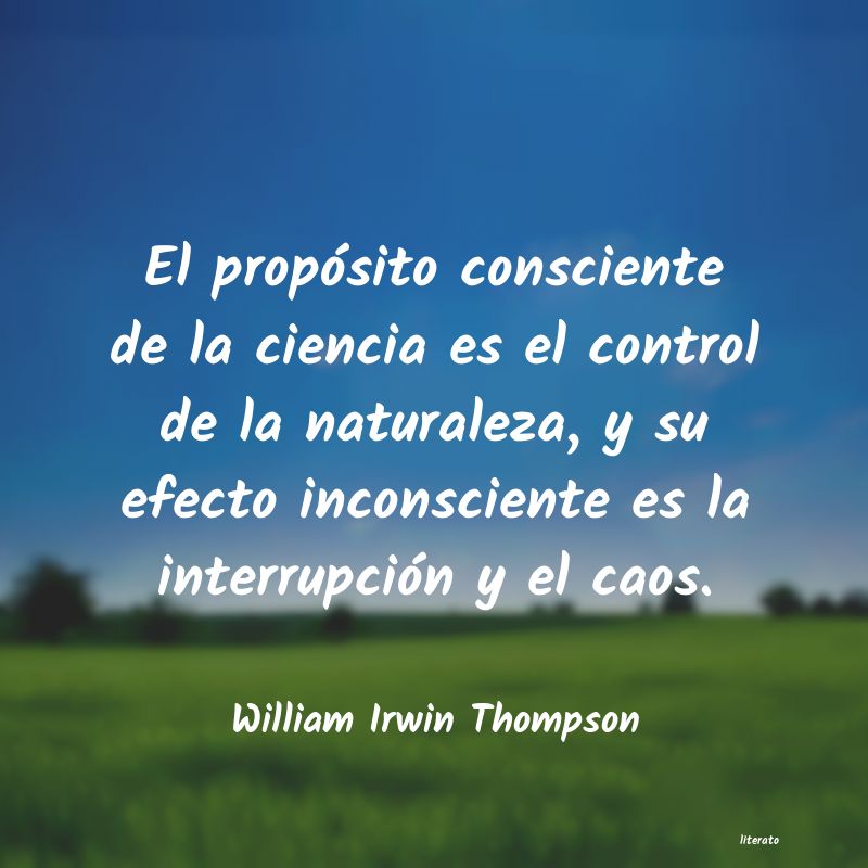 Frases de William Irwin Thompson