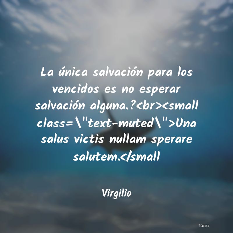 Frases de Virgilio