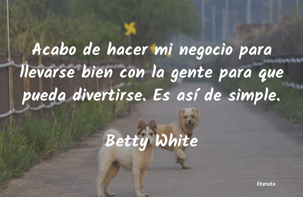 frases de Betty White