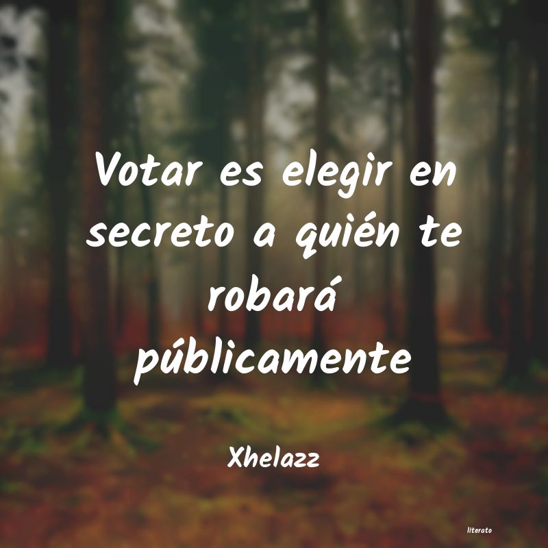 transparente en mis acciones, secreto en mis planes