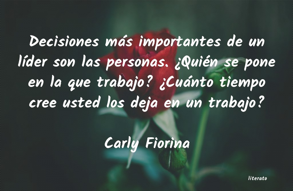 frases de Carly Fiorina