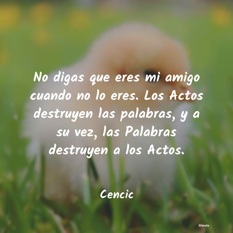 Frases de Cencic