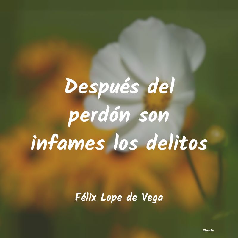 frases de Félix Lope de Vega