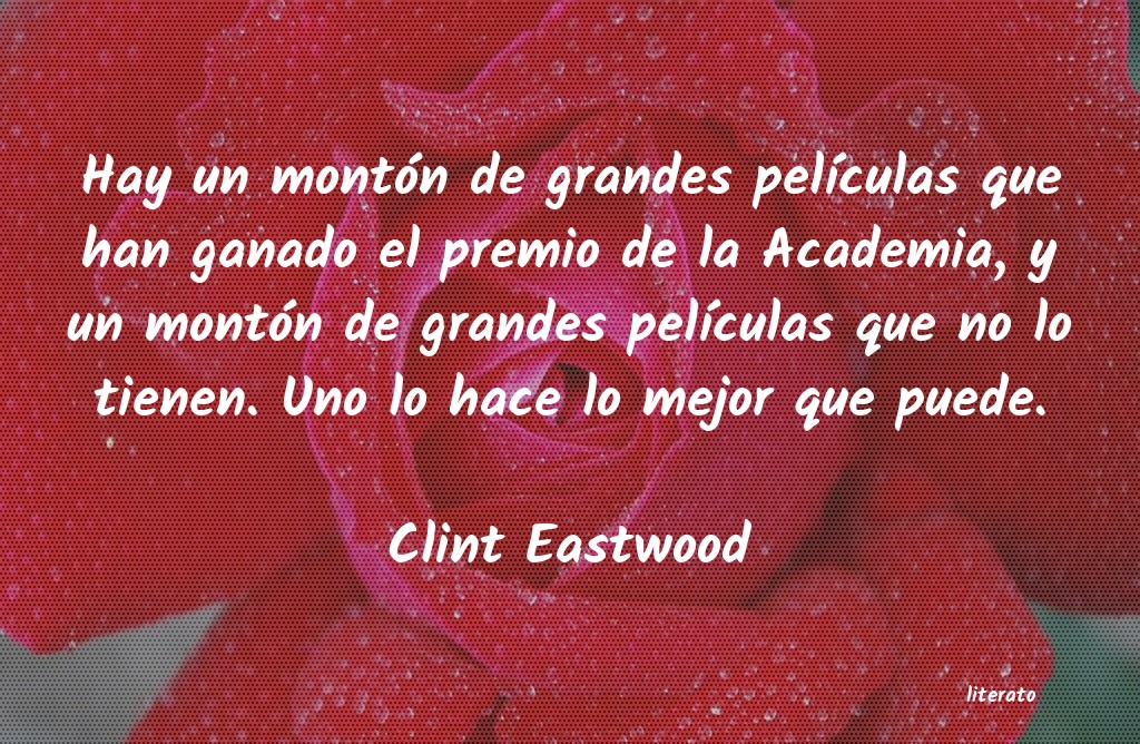 frases de Clint Eastwood