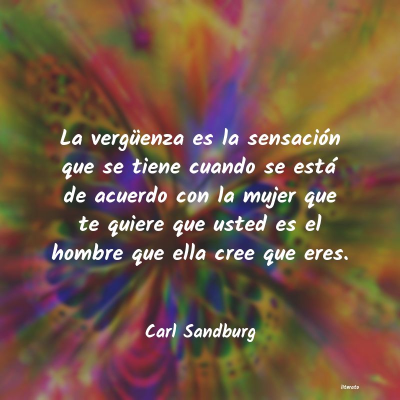frases de Carl Sandburg
