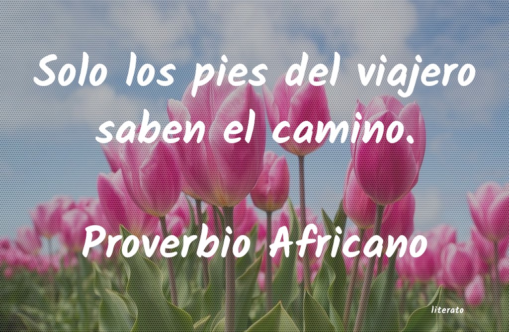 Frases de Proverbio Africano