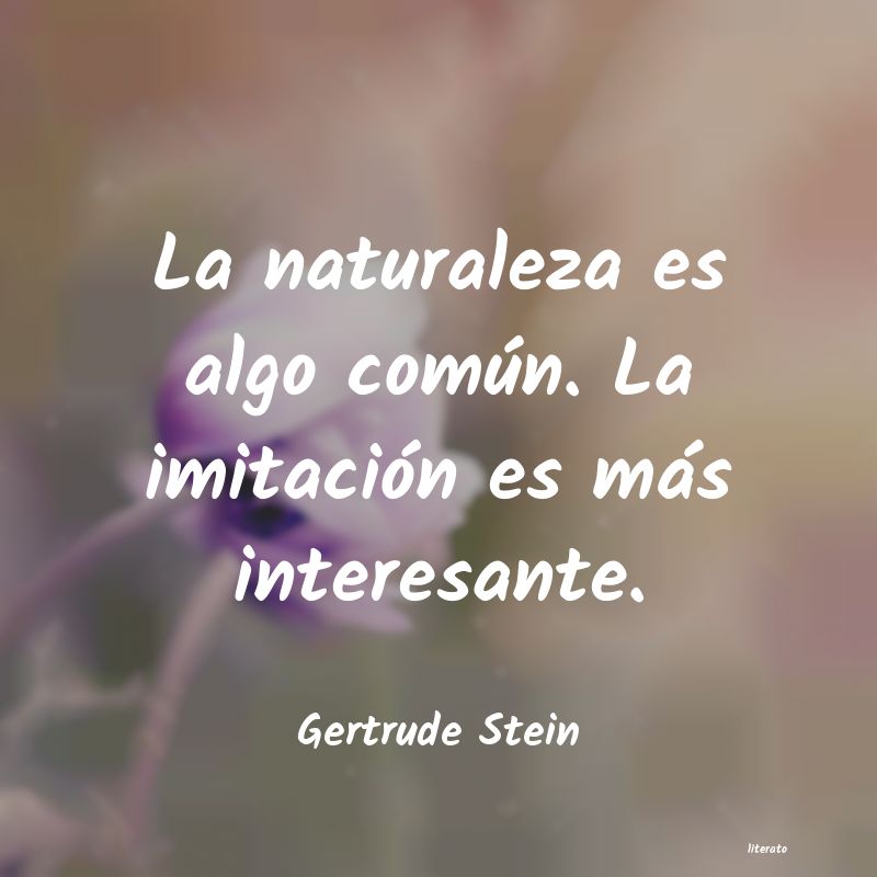 frases de Gertrude Stein