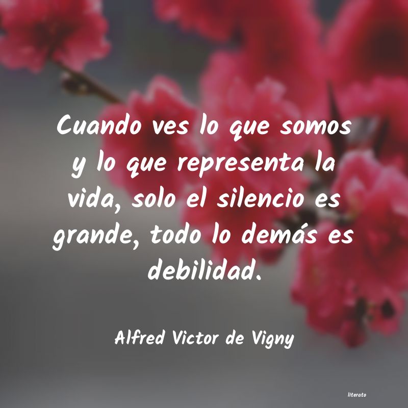 Frases de Alfred Victor de Vigny