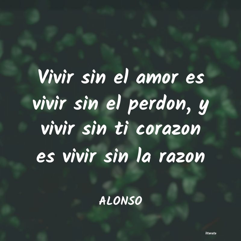 Frases de ALONSO