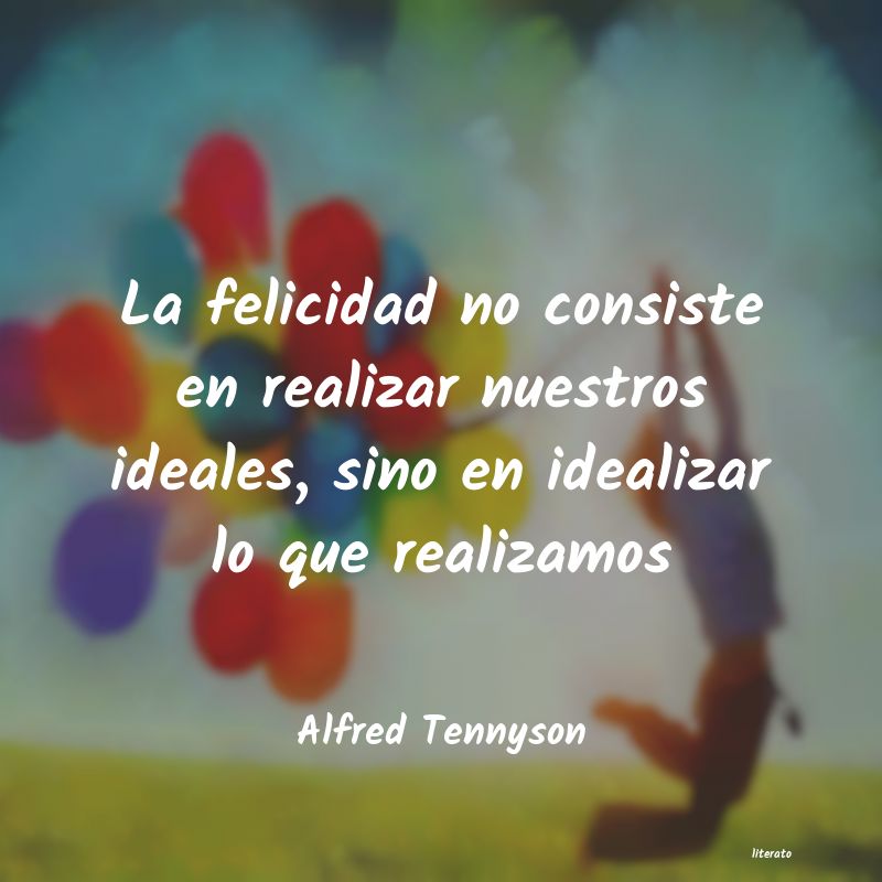 Frases de Alfred Tennyson