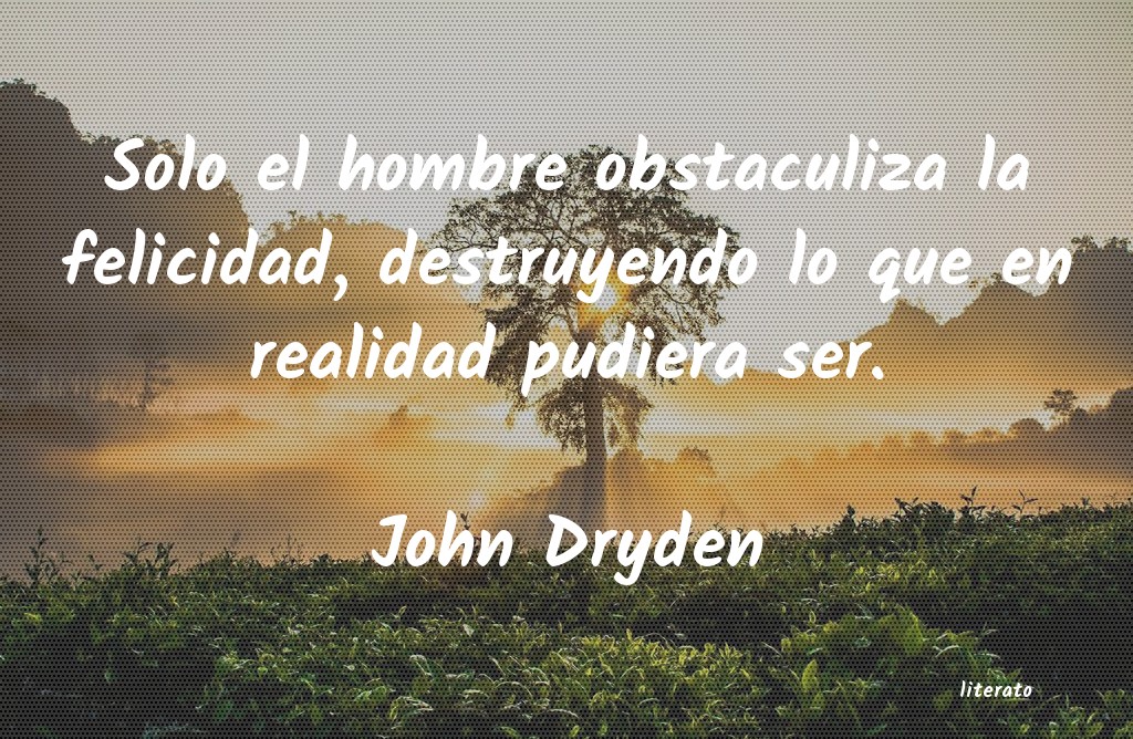 frases de John Dryden