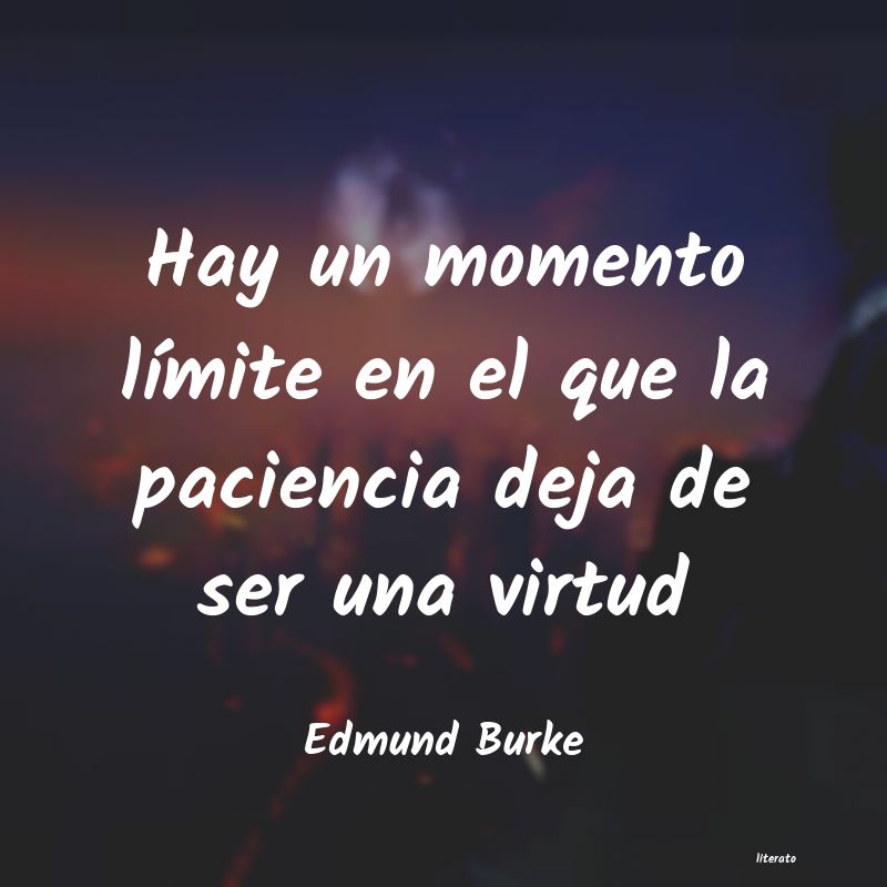 Frases de Edmund Burke