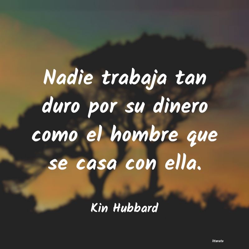 Frases de Kin Hubbard