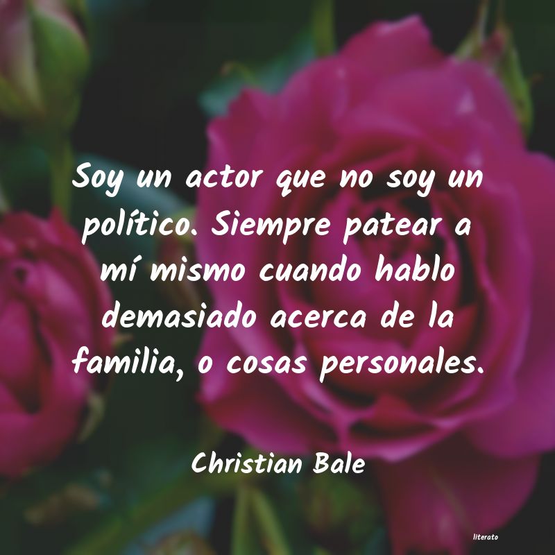 frases de Christian Bale