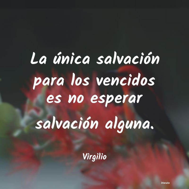 frases de Virgilio