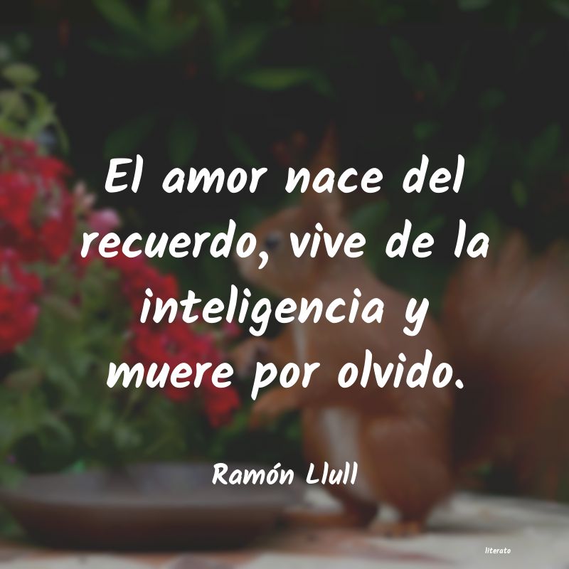 Frases de Ramón Llull