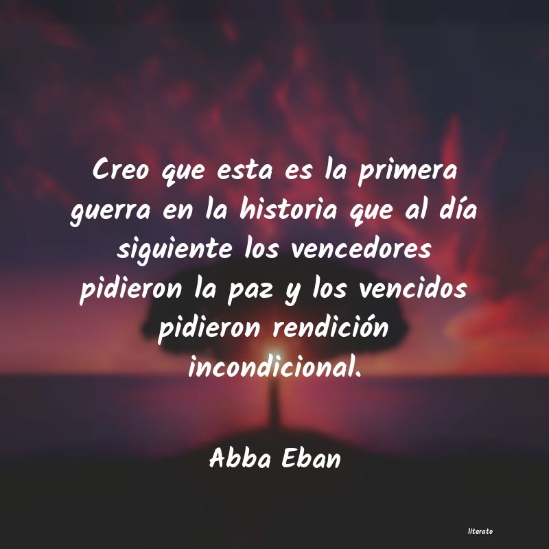 frases de Abba Eban